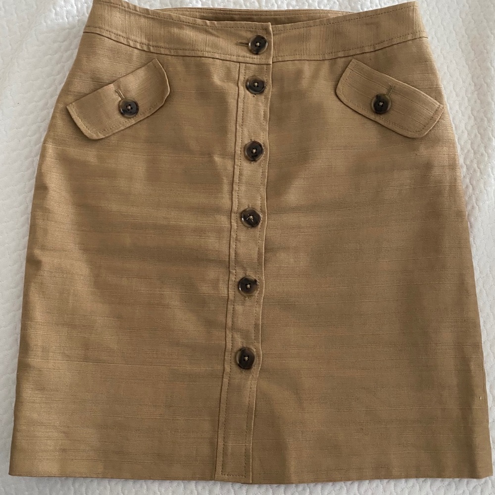 AK Anne Klein linen skirt
